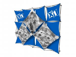 X1 10 ft. -- 4x3 M Fabric Pop-Up Display