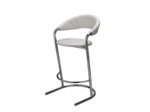 CEBS-002 | Bar Stool White -- Trade Show Furniture Rental