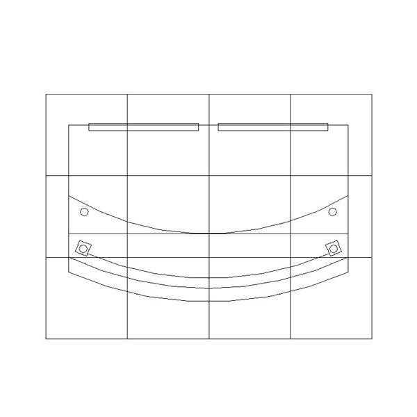 ECO-31C Sustainable Pedestal - Plan View